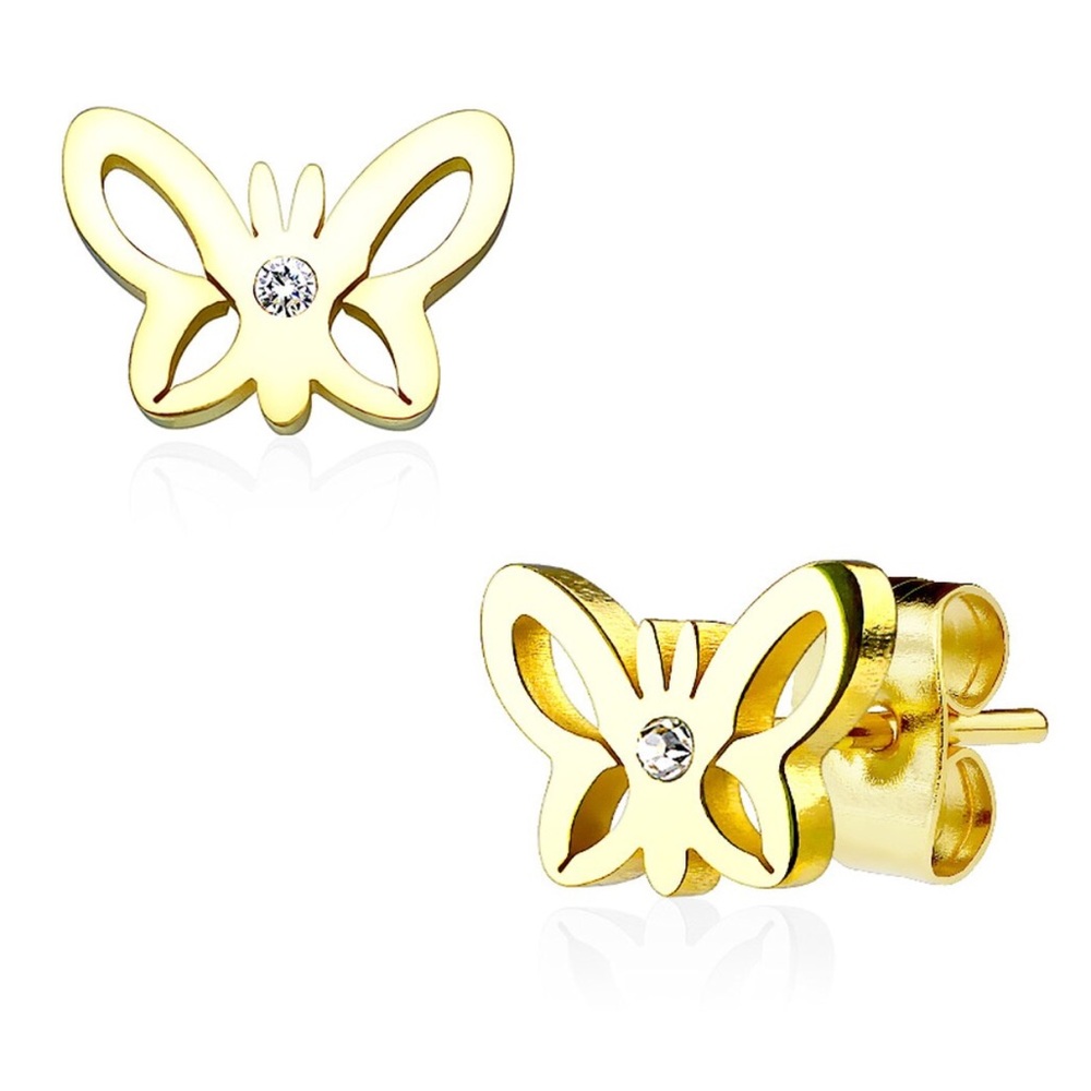 Butterfly Stud Earrings
